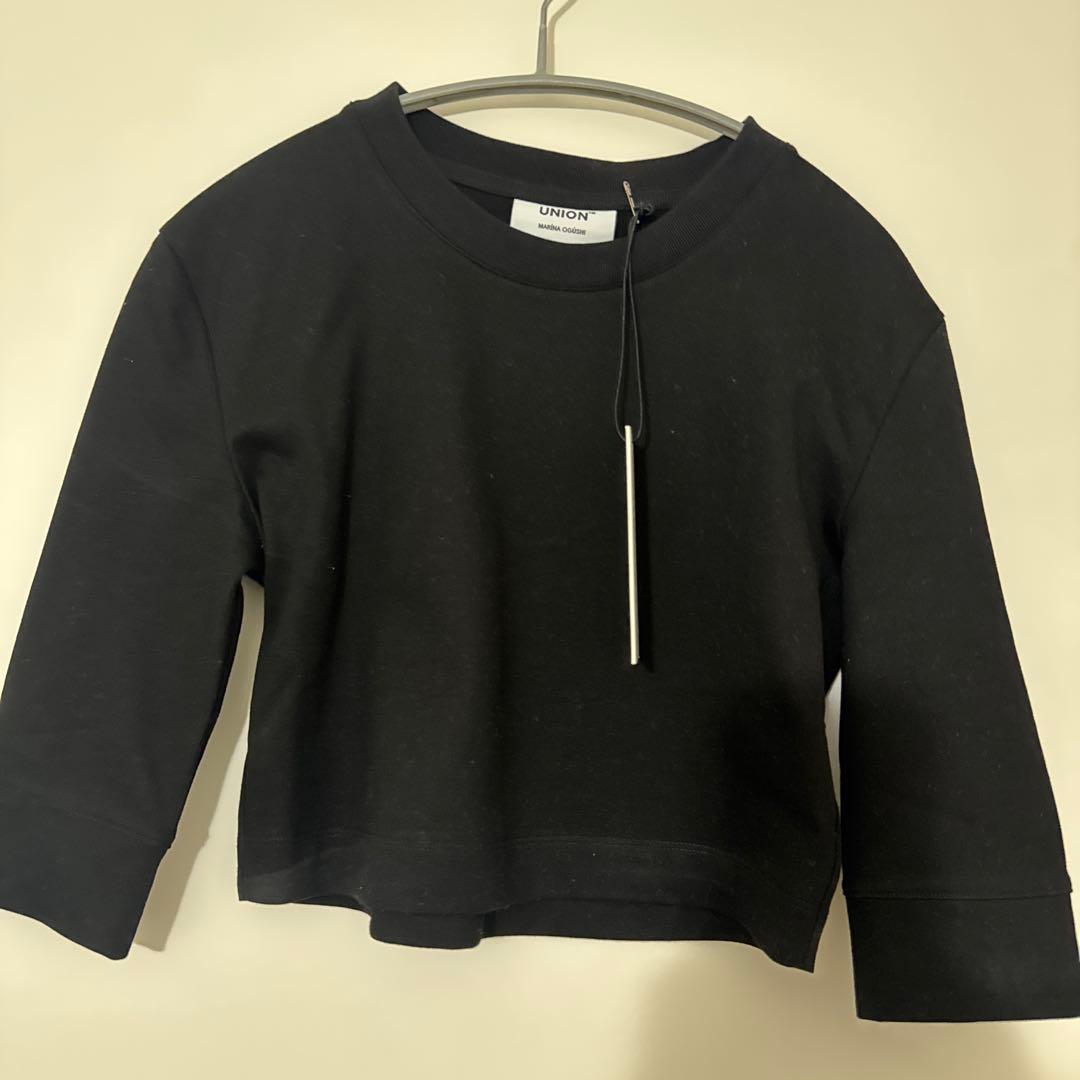 日曜まで値下げです✨【新品】UNION Half-Sleeve Top ブラック