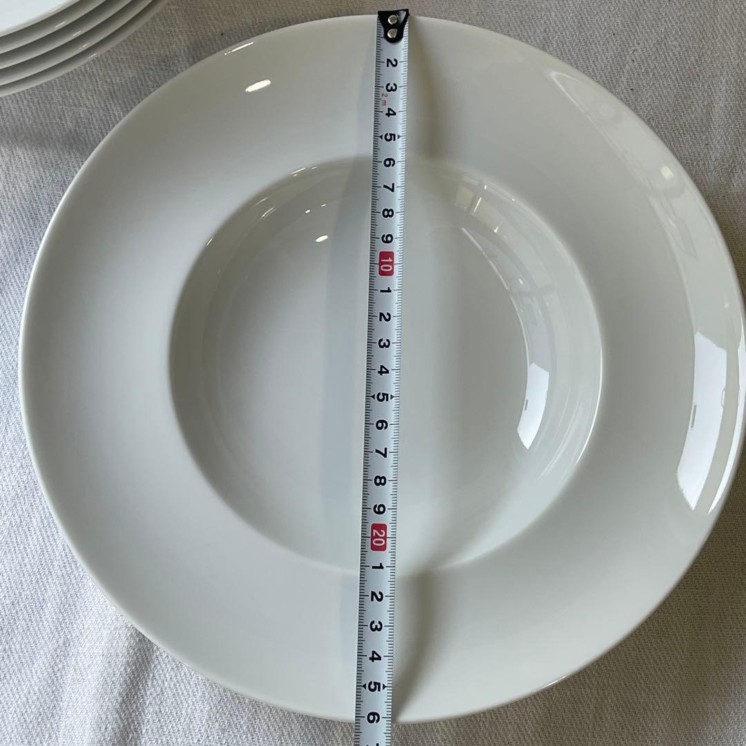 リチャードジノリ　インペロホワイト　6セット　白磁　スーププレート 26cm