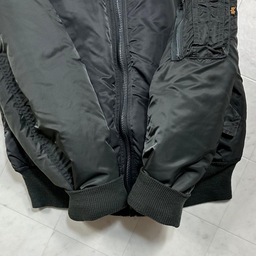 ALPHAINDUSTRIES【M】MA-1 バックプリント フライトジャケット