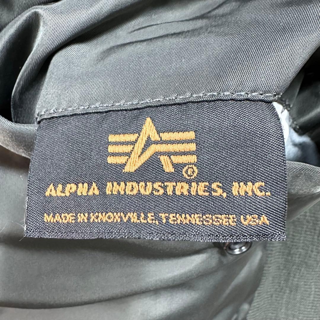 ALPHAINDUSTRIES【M】MA-1 バックプリント フライトジャケット