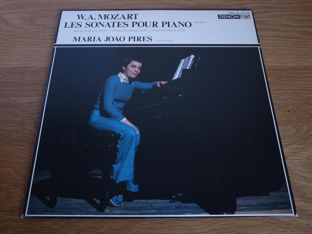 マリア・ジョアオ・ピリス モーツァルト ピアノ・ソナタ 国内盤 LP 4枚セット
