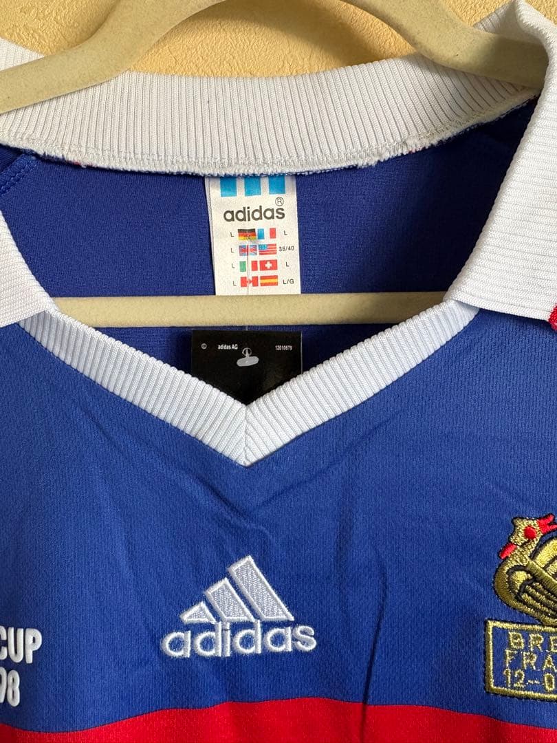 France adidas フランス代表 98年ジャージ
