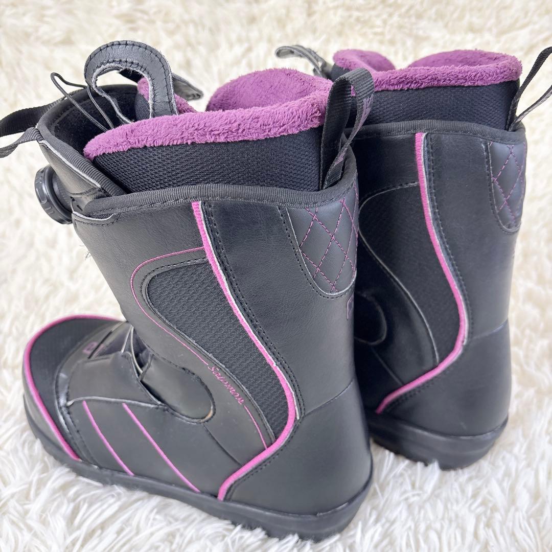 サロモン　スノーブーツ　スノボ　スノーボード　ブーツ　レディース　24.5 美品