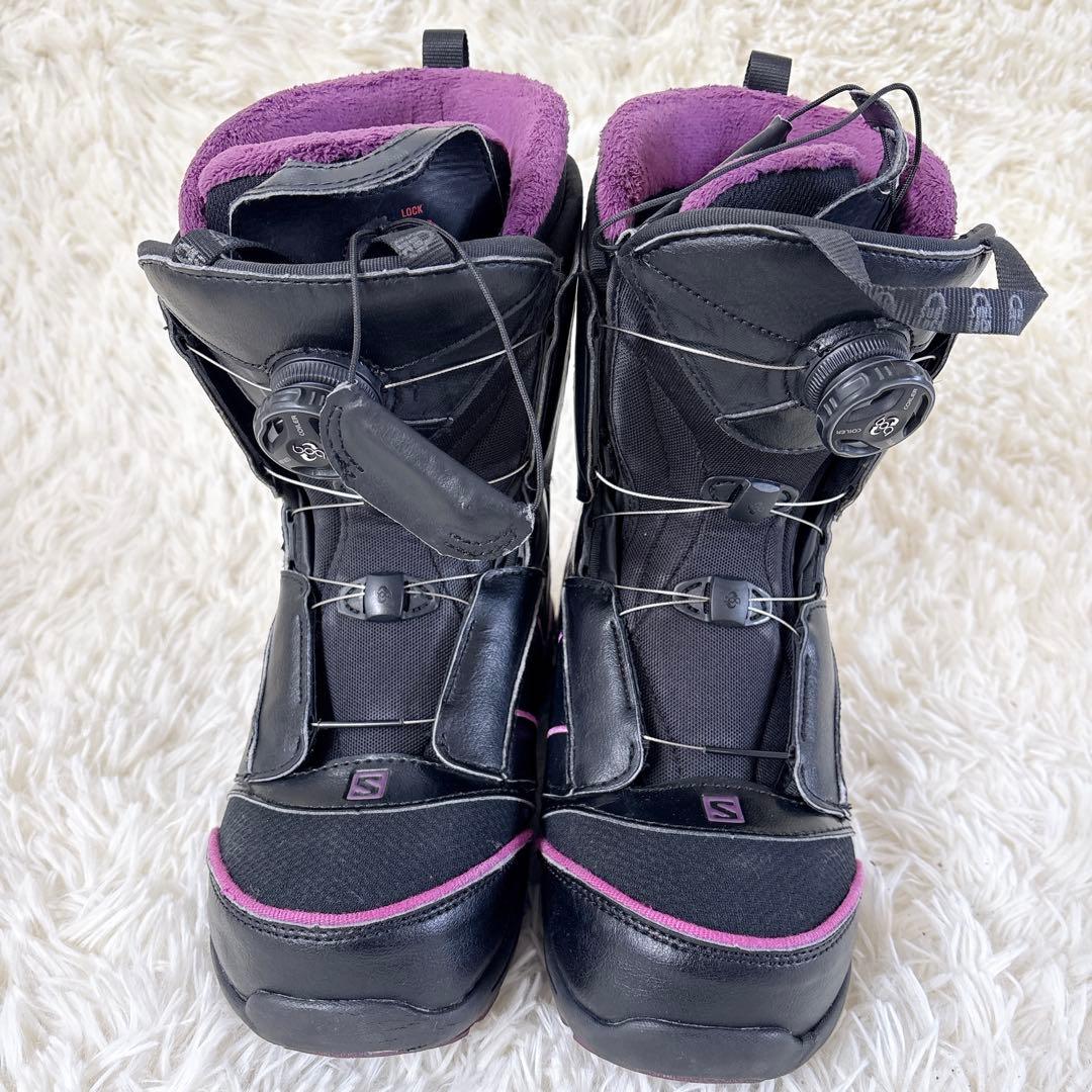 サロモン　スノーブーツ　スノボ　スノーボード　ブーツ　レディース　24.5 美品