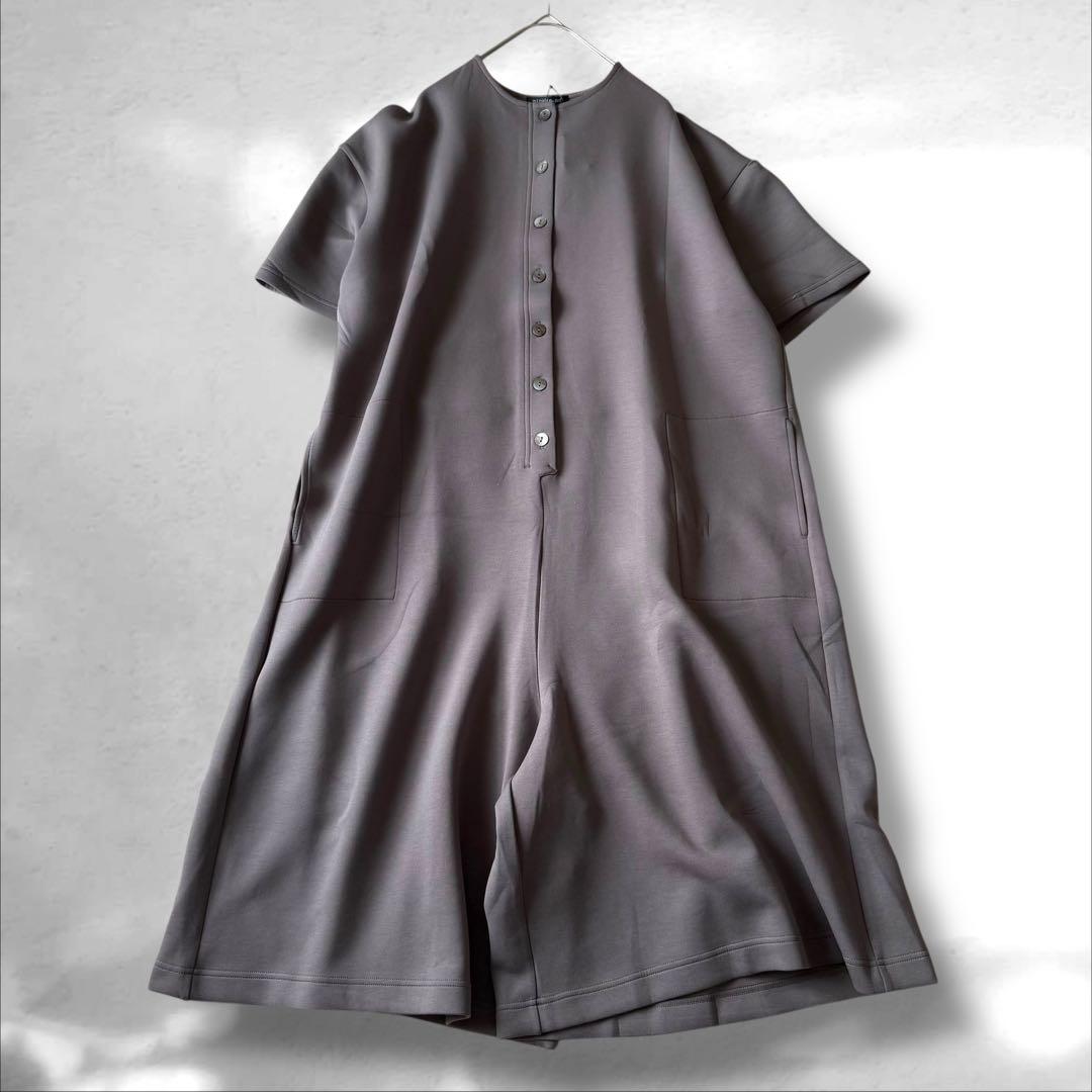 mizuiroind ミズイロインド クルーネックオールインワン　グレー