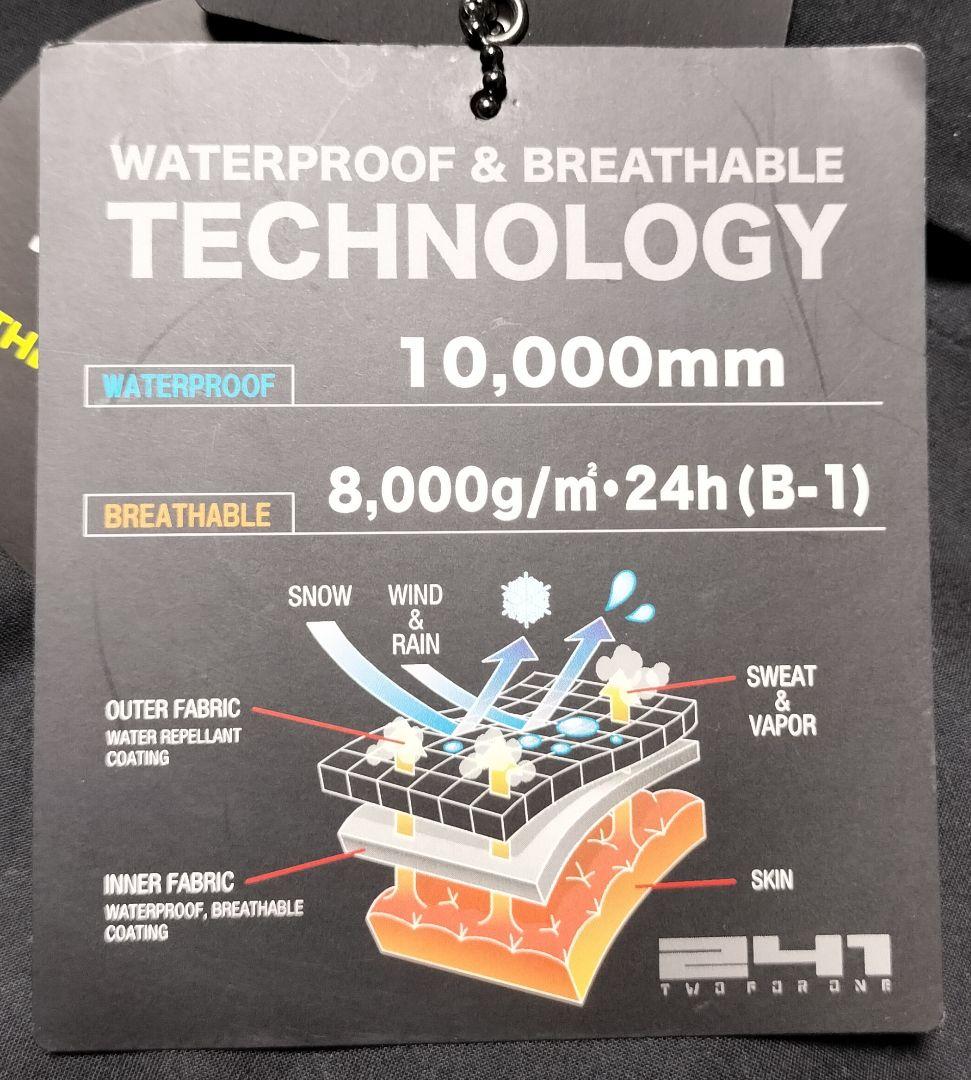 241 TWO FOR ONE スノーボードジャケット メンズL