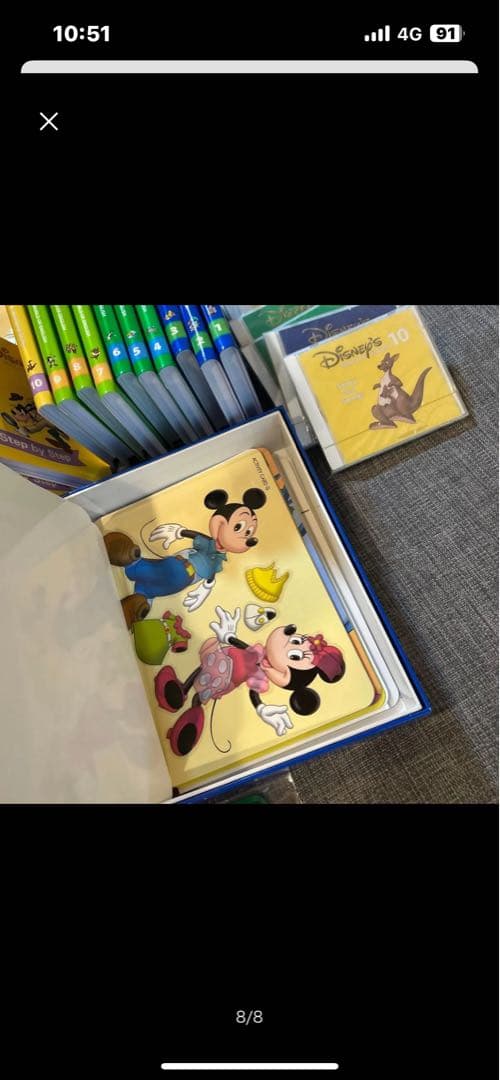 ディズニー英語システム ワールドオブイングリッシュ 教材