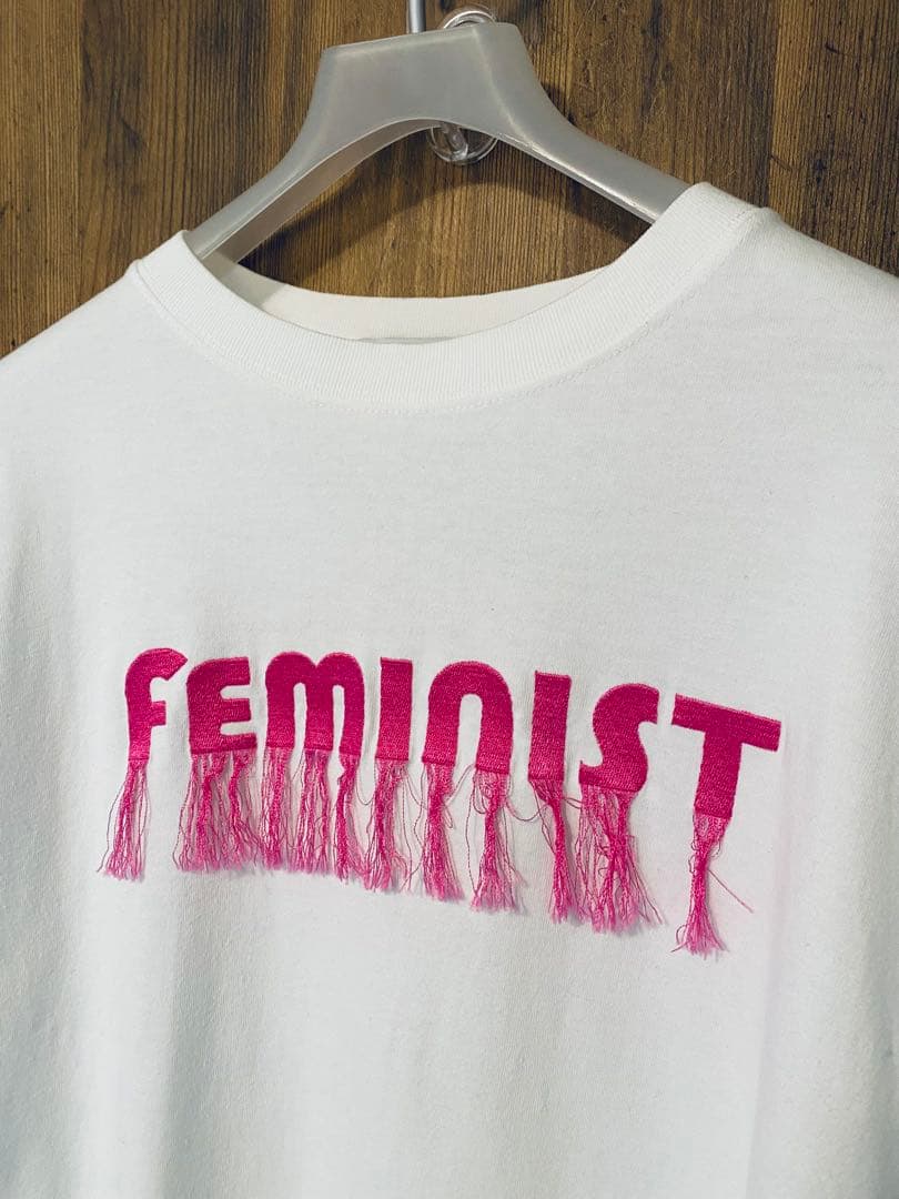 2点セット！エンブロイダリーFeministロングスリーブＴシャツ&ボレロ