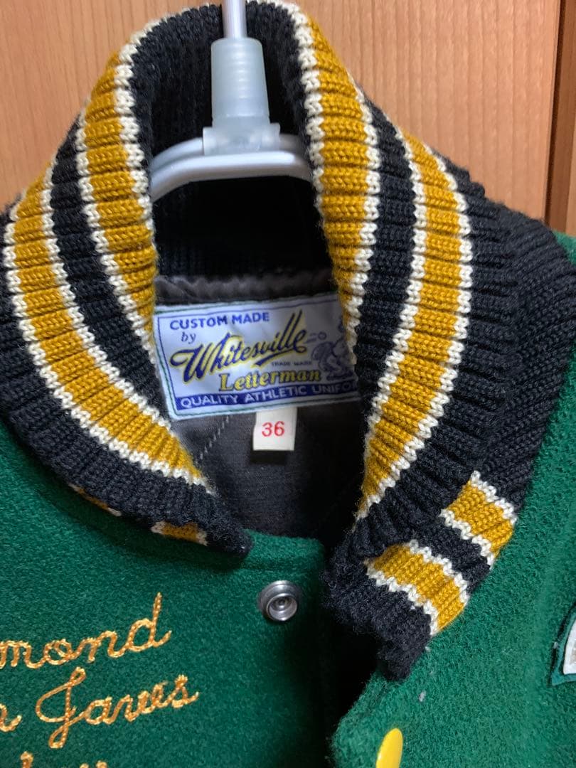 美品WHITESVILLE ホワイツビル　フルデコ スタジャン36 Sサイズ