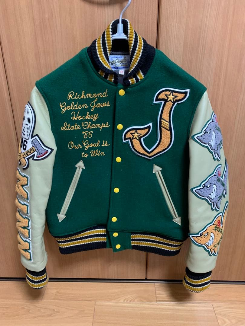 美品WHITESVILLE ホワイツビル　フルデコ スタジャン36 Sサイズ