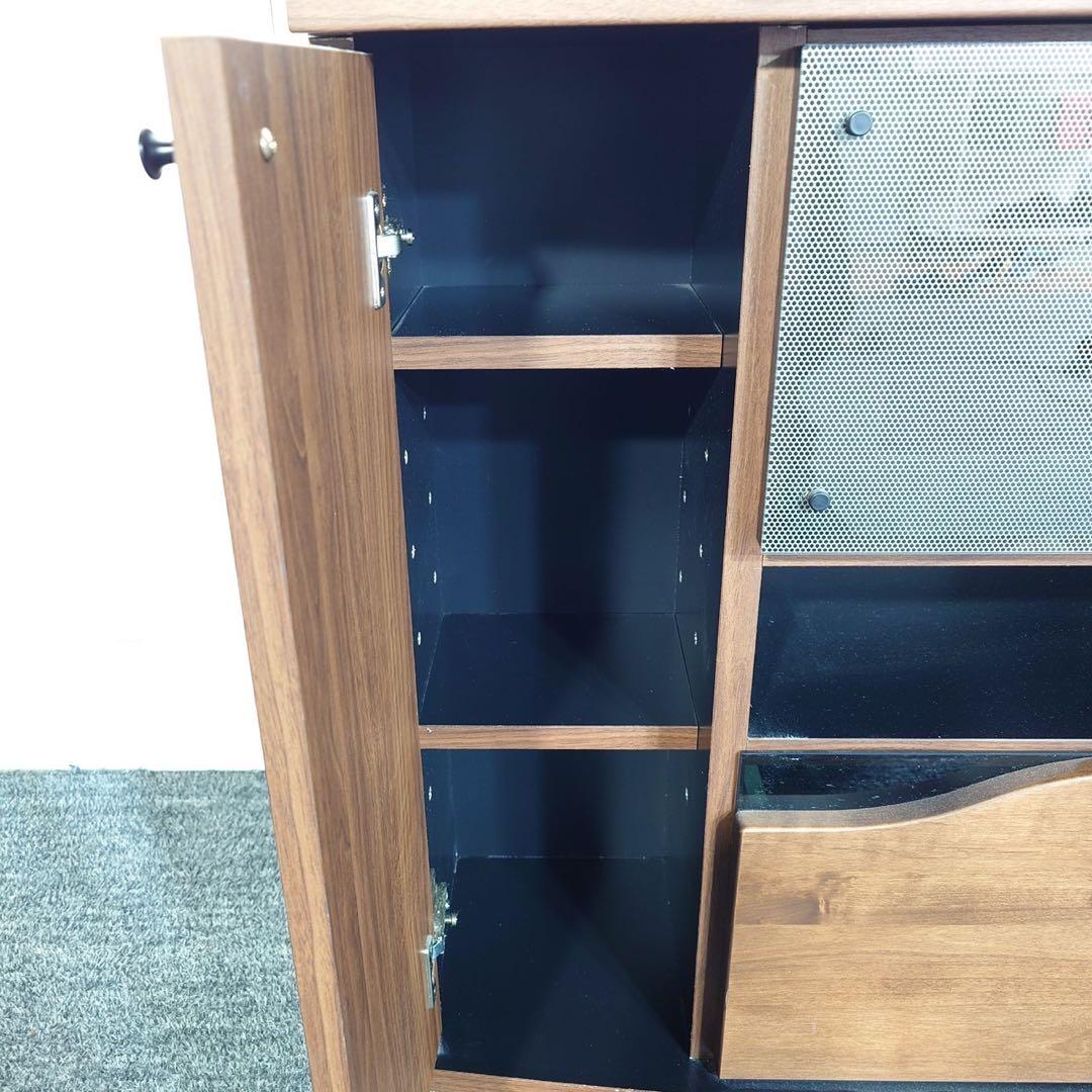 大川家具 コーナーTVボード テレビ台 クアトロ 90 リビングボード B032