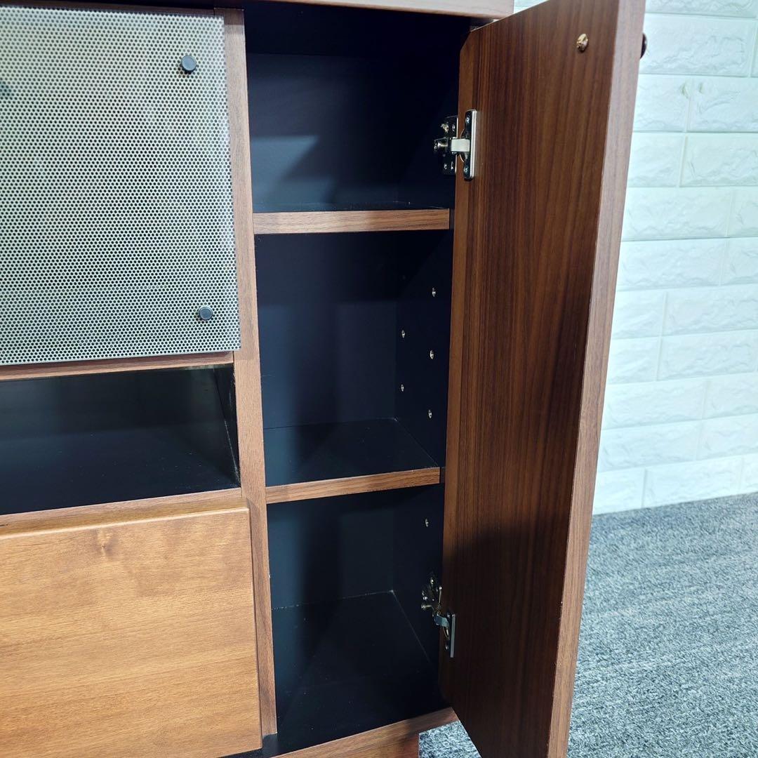 大川家具 コーナーTVボード テレビ台 クアトロ 90 リビングボード B032