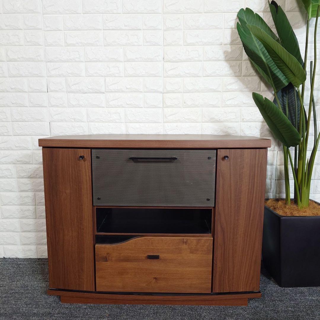 大川家具 コーナーTVボード テレビ台 クアトロ 90 リビングボード B032