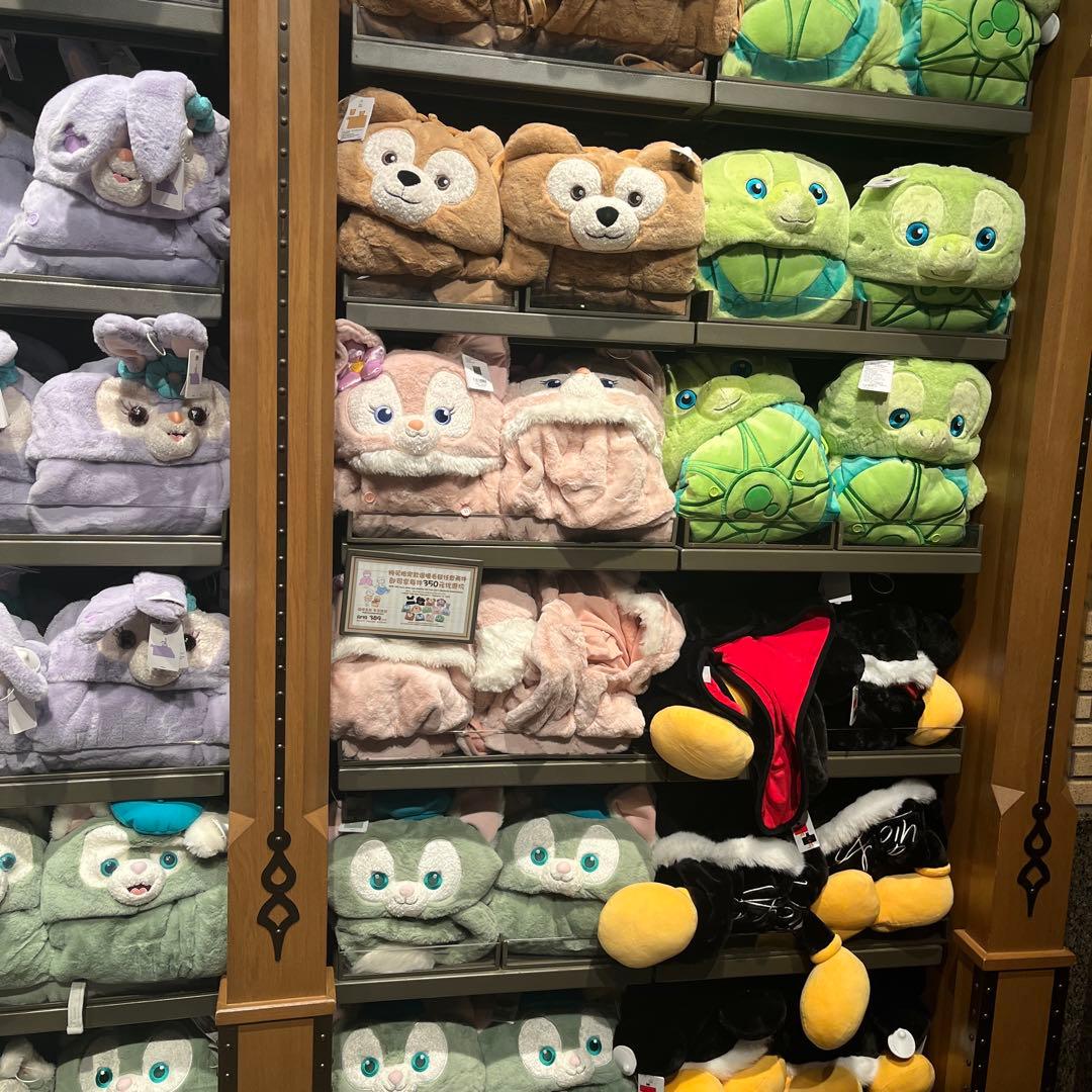 上海ディズニー　ダッフィーフレンズ　ブランケット　クッキーアン