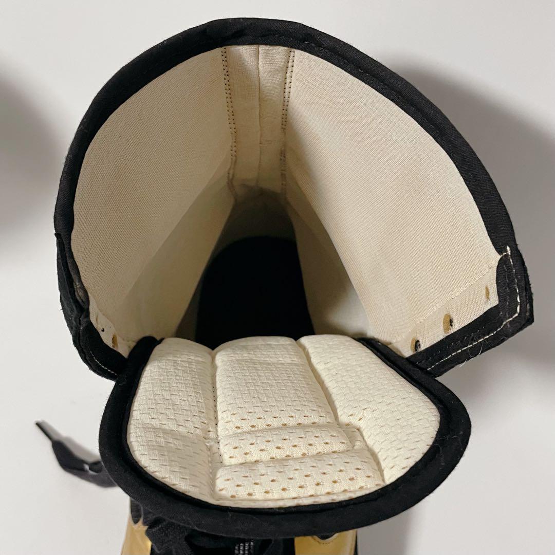 【美品】Mizuno ミズノ ボクシングシューズ 黒 金 26.5 ハイカット