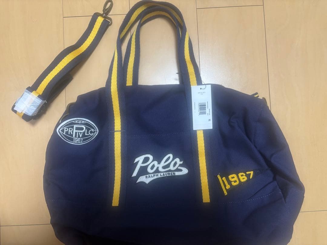 Y*a様 2/1までPolo Ralph Lauren ボストンバッグ ネイビー