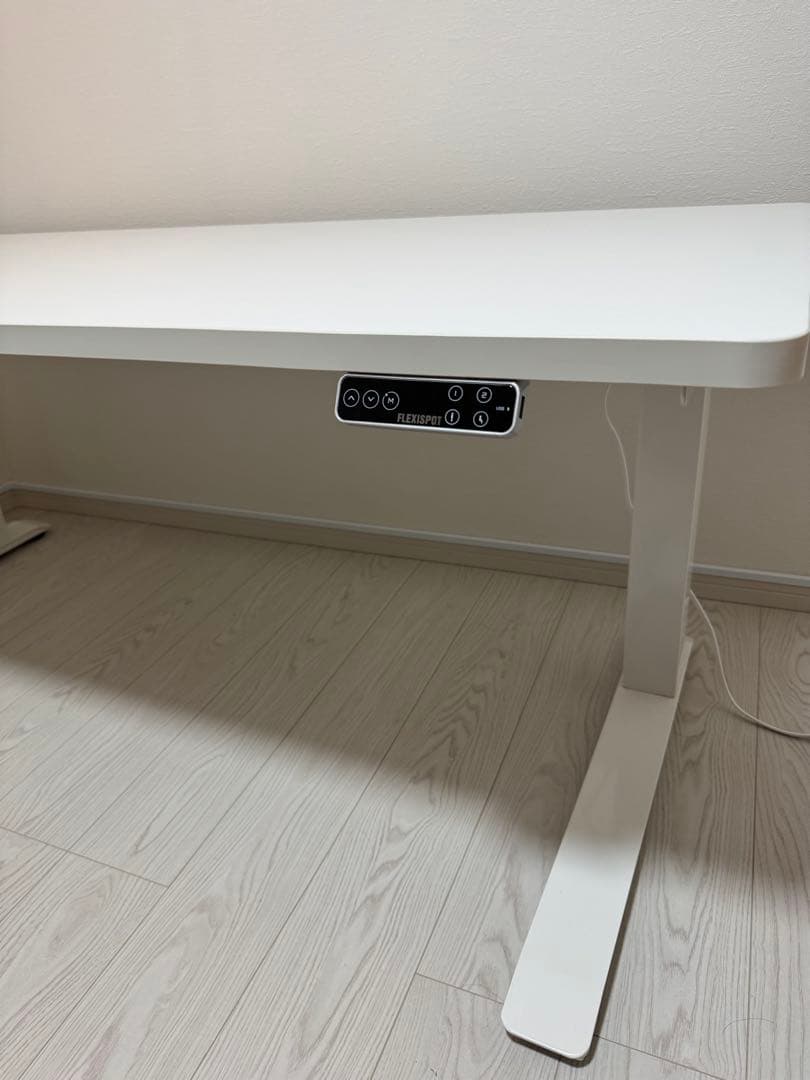 FLEXISPOT E7 PRO 160cm天板電動昇降デスク 白