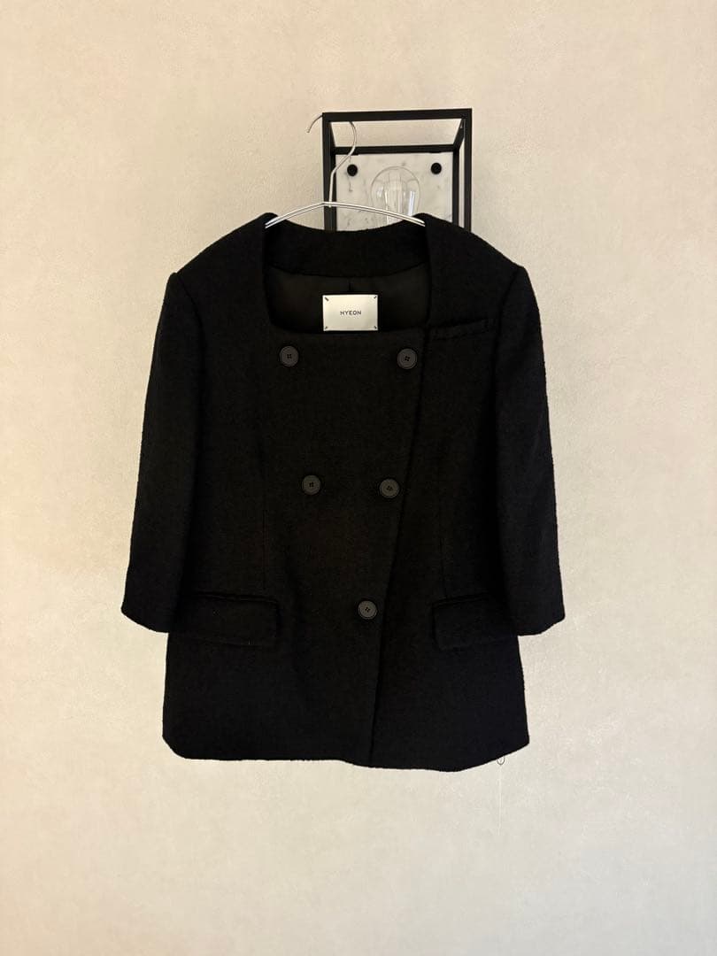 新品★HYEON tweed jacket Sophia ジャケット carla