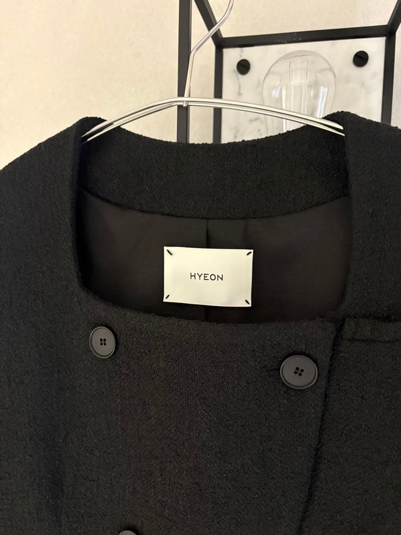 新品★HYEON tweed jacket Sophia ジャケット carla