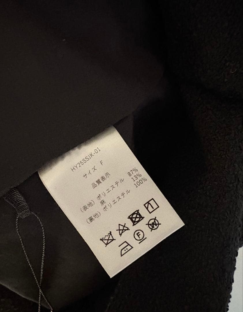 新品★HYEON tweed jacket Sophia ジャケット carla