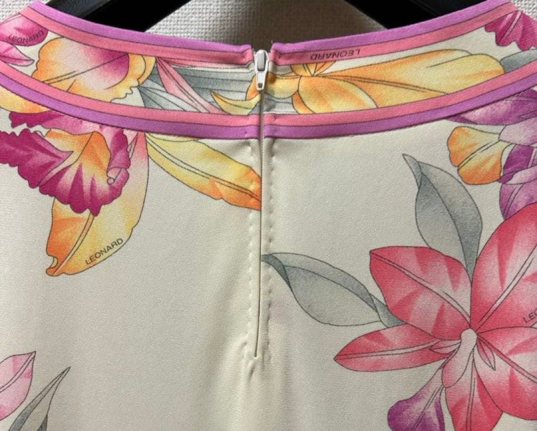 LEONARD 花柄長袖チュニック