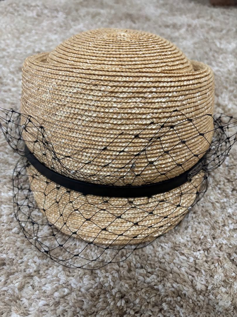 新品　CA4LA 麦わら　キャスケット