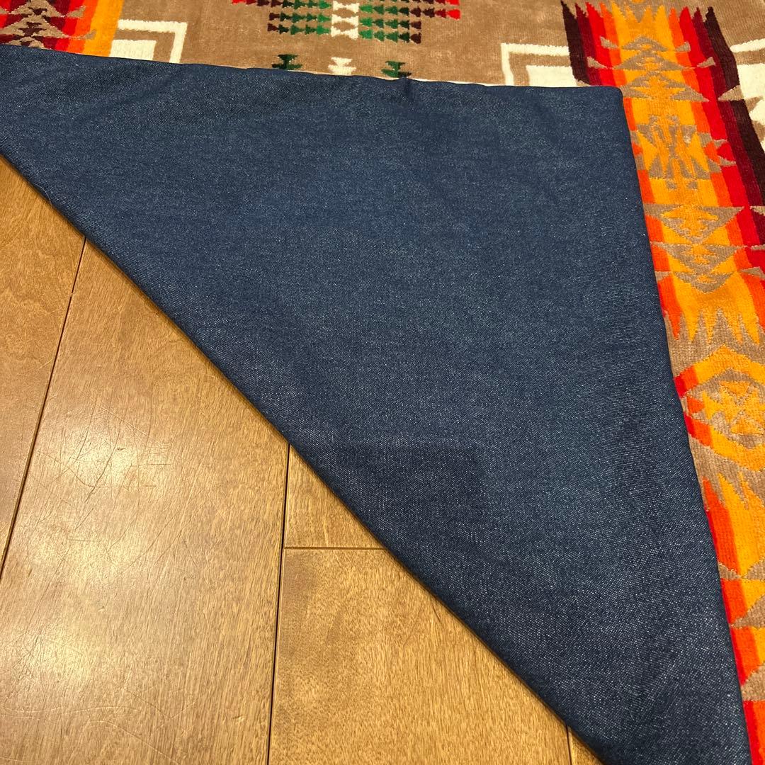 シモオチページ ペンドルトン リメイク 座布団カバー チーフジョセフカーキ