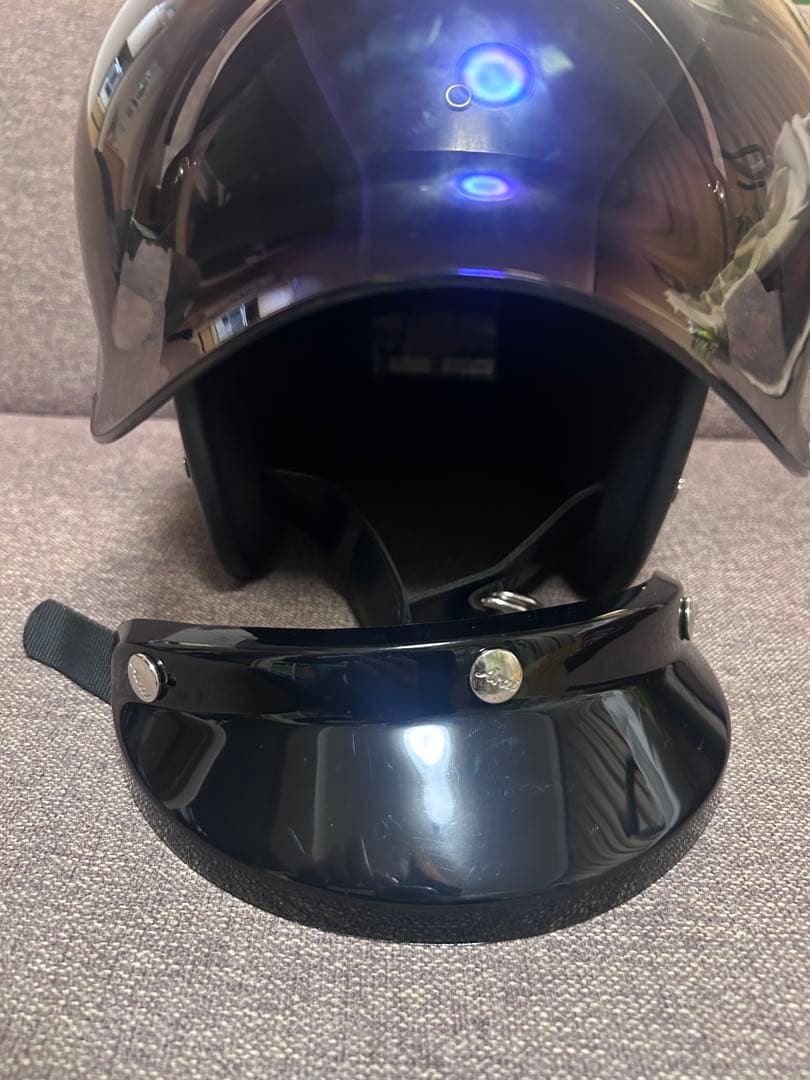 h*u様 早い者勝ち　TT&CO ジェットヘルメット バイザー、シールド付き ブ