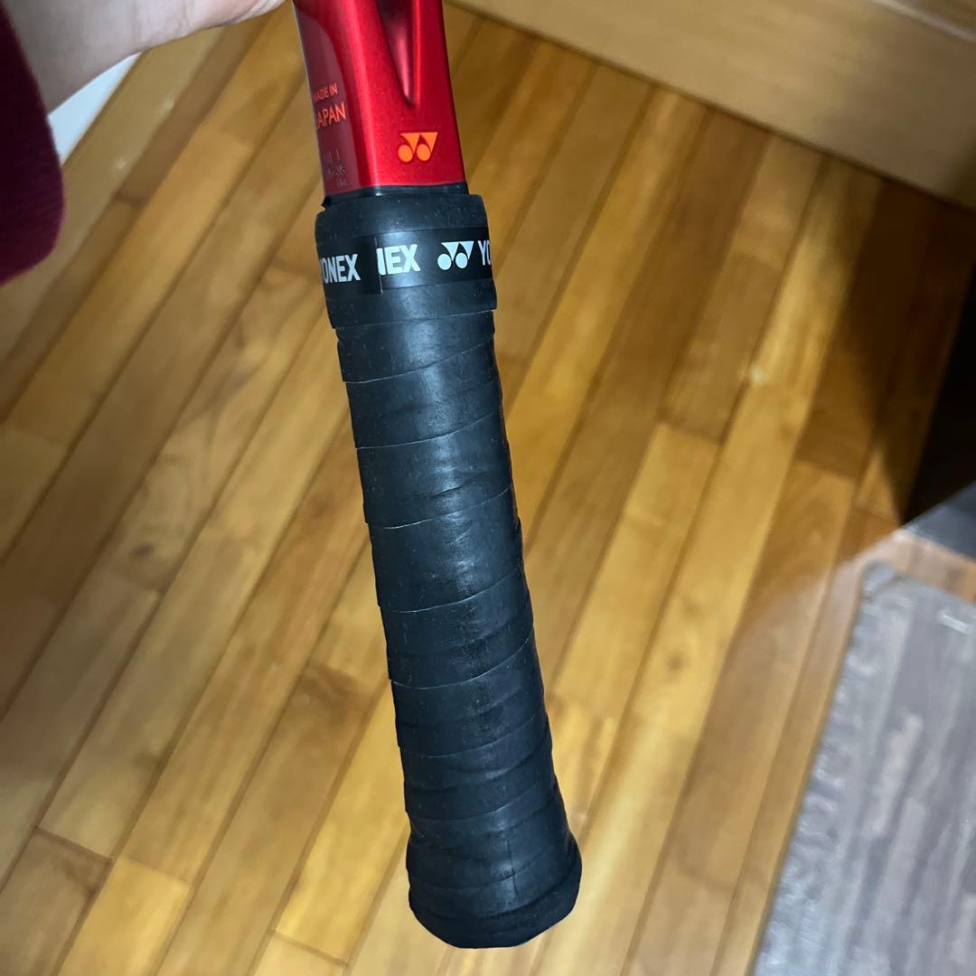 ラケット: GEOBREAK 70v ガット: アビディティ