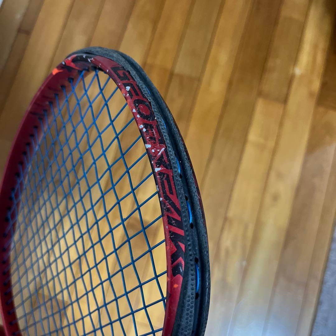 ラケット: GEOBREAK 70v ガット: アビディティ