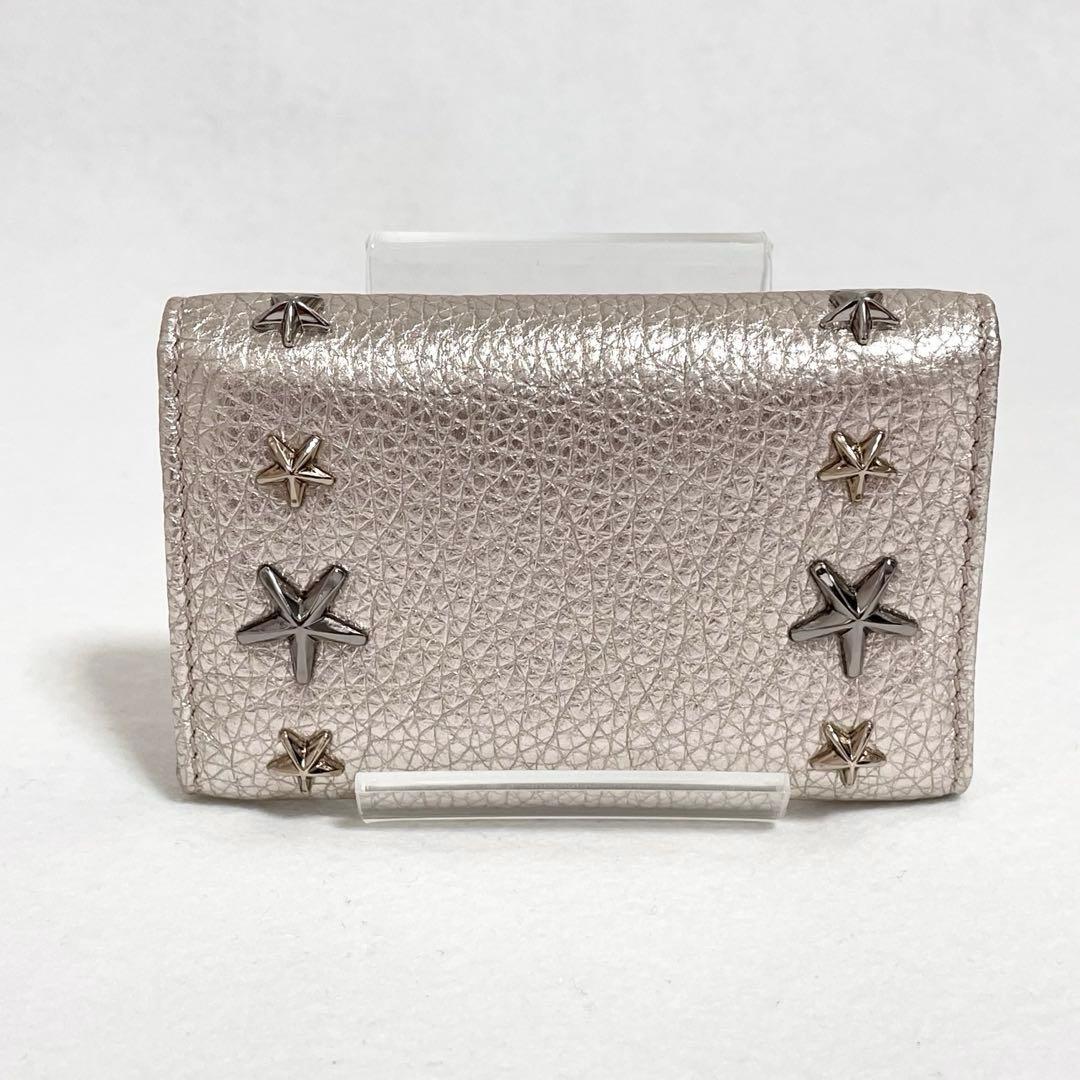 ジミーチュウ　6連キーケース ネプチューン スター　シルバー　メタル　スタッズ