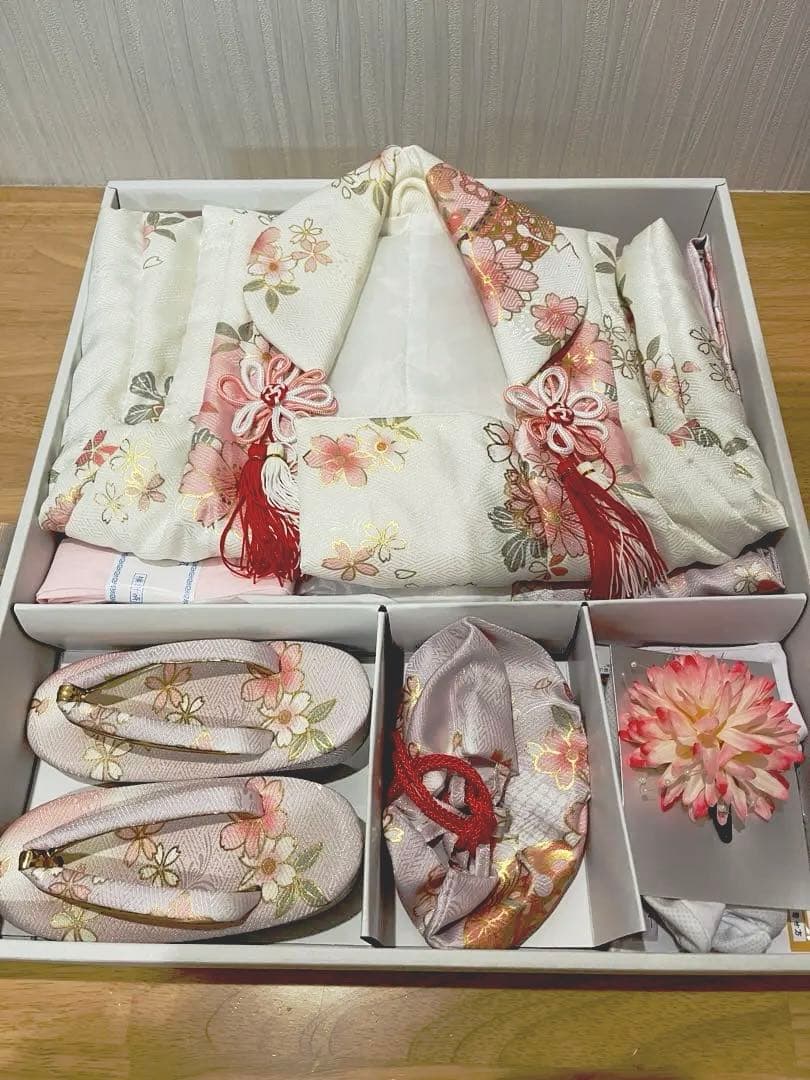 【KYOETSU】七五三 女の子 着物9点セット 薄紫色