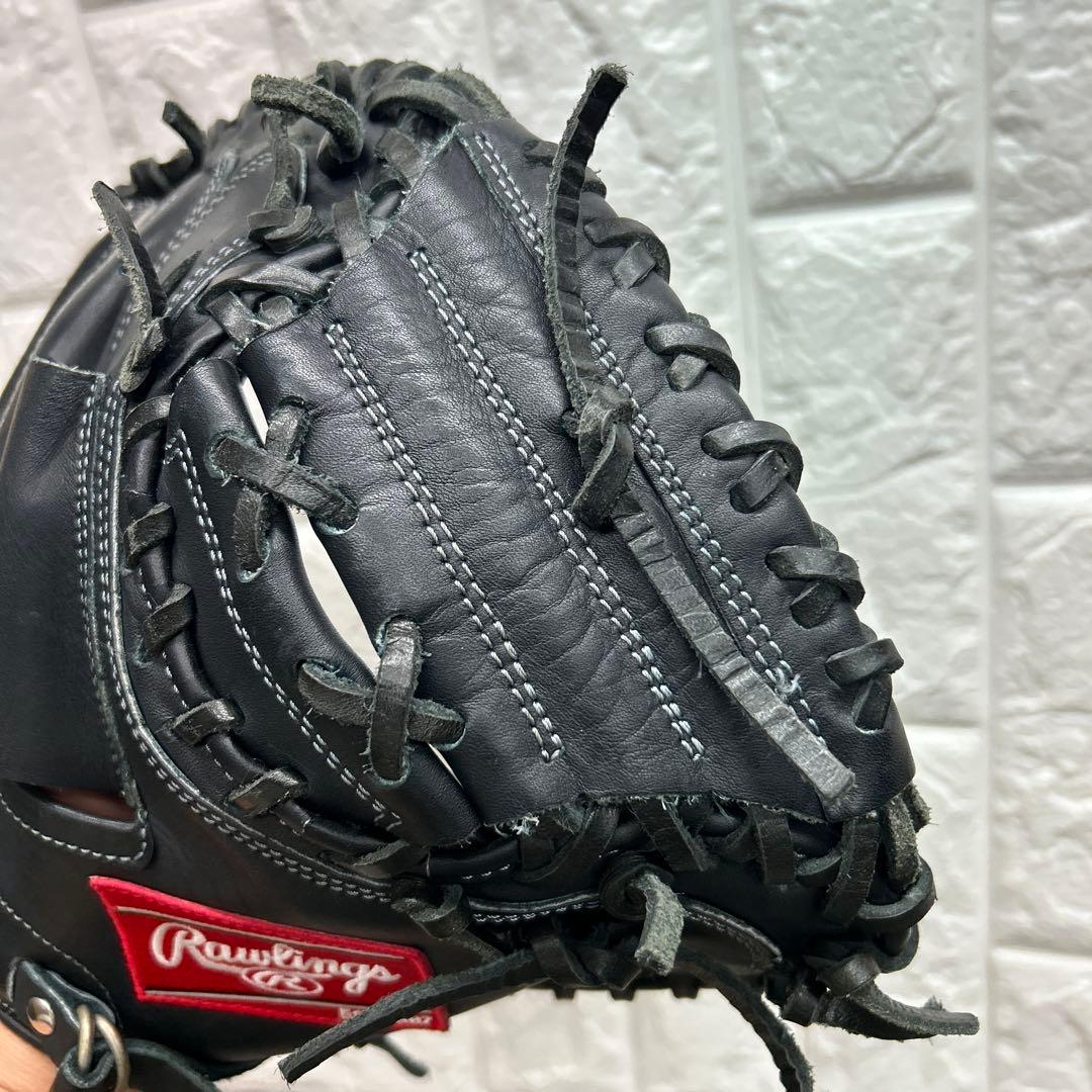 【美品】野球 グローブ 軟式 少年野球 キャッチャーミット ローリングス