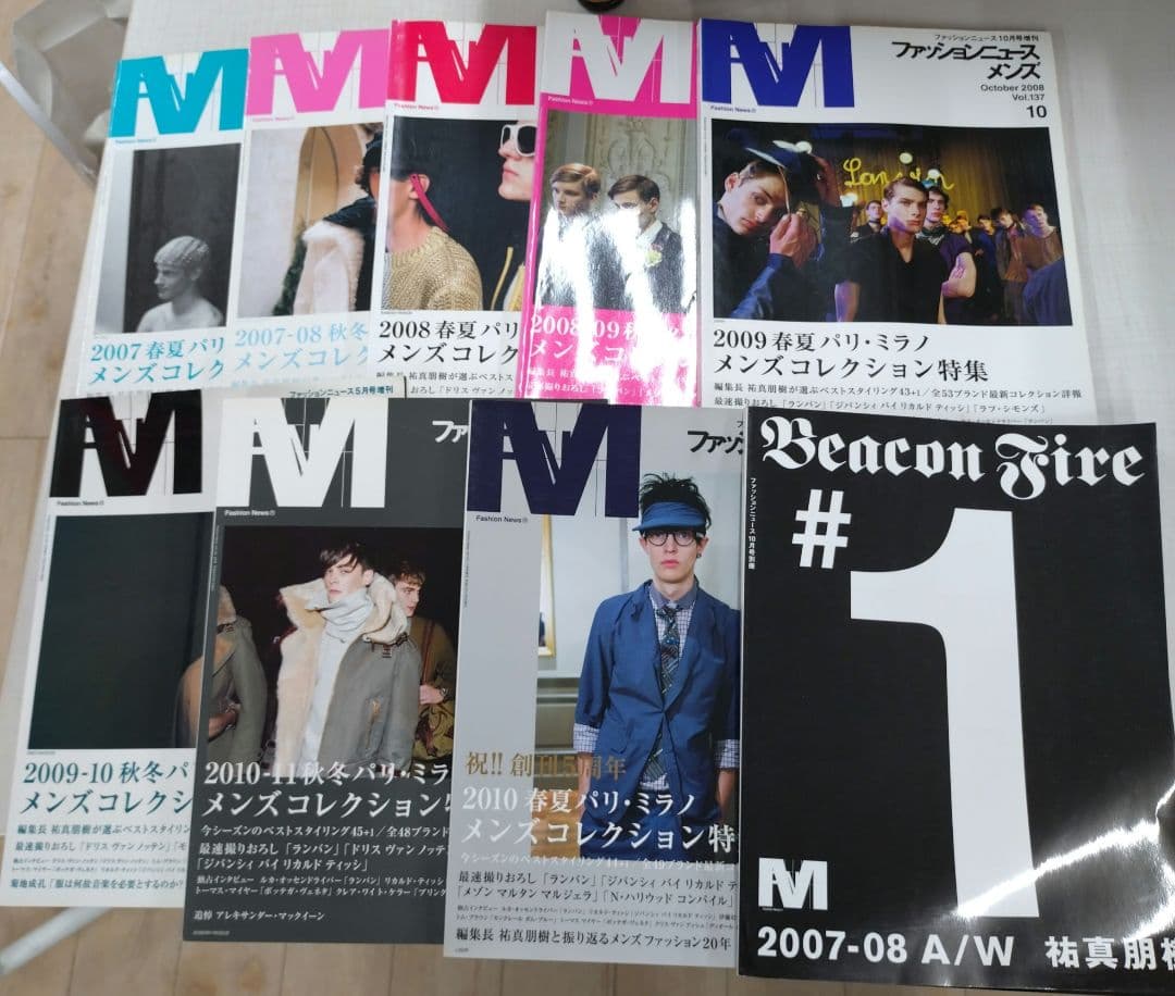 K*i様 当時物 雑誌 Fashion News MEN'S 2007-2010