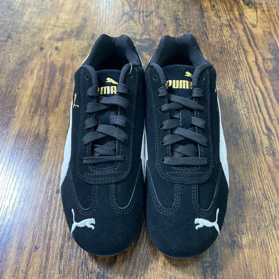 プーマ　スピードキャット OG　22.5cm　ブラック　スエード　箱無し
