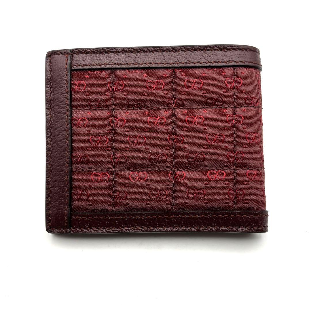 グッチ 二つ折り財布 マーモント GGスプリーム カードケース お札入れ