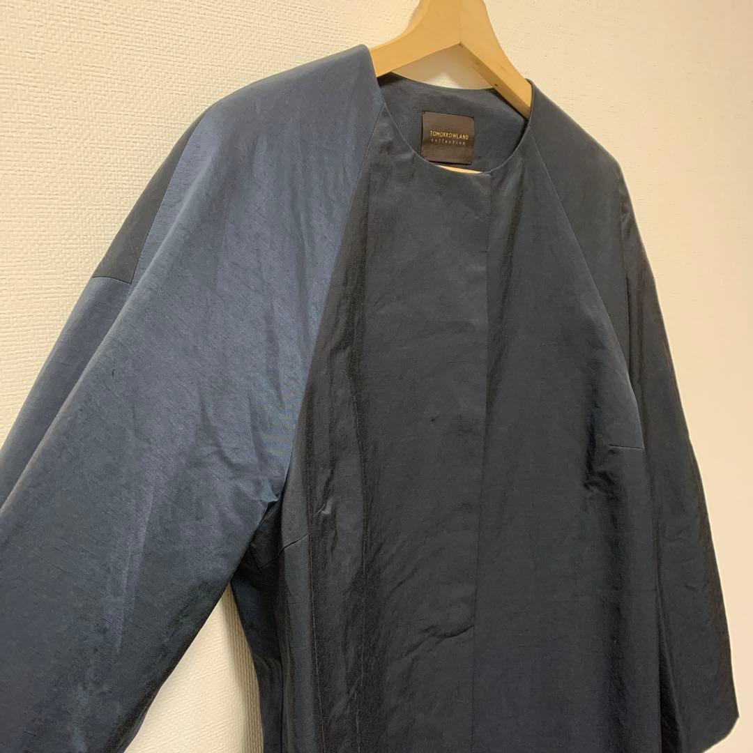新品未使用TOMORROWLAND スパークツイル コクーンコート36