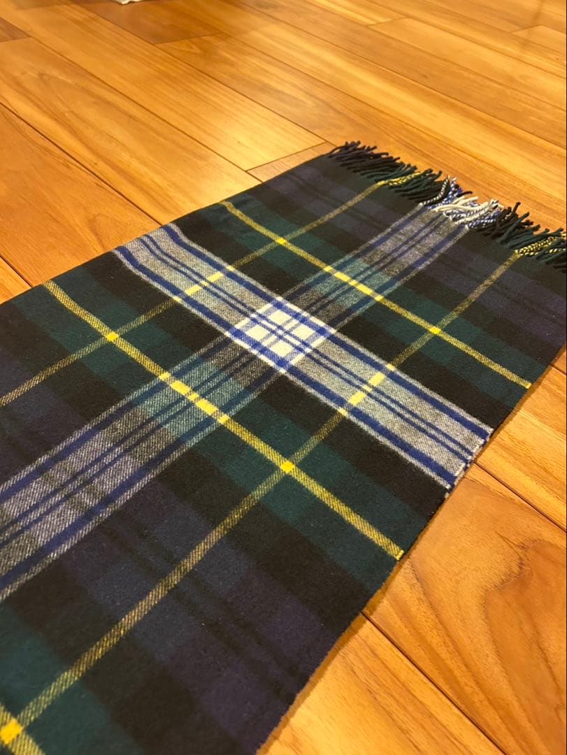 Johnstons of Elgin カシミヤストール タータンチェック