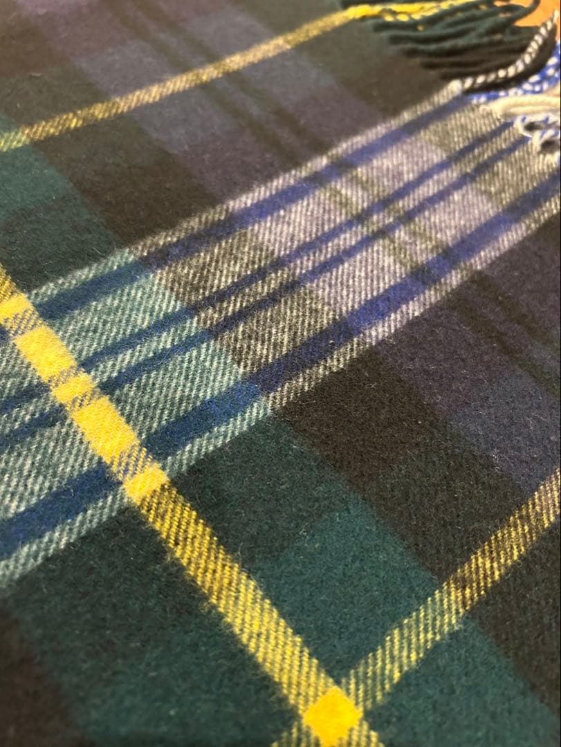 Johnstons of Elgin カシミヤストール タータンチェック