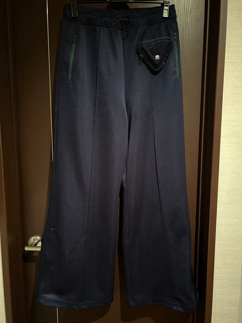 TOGA VIRILIS ネイビー トラックパンツ プリーツスラックス