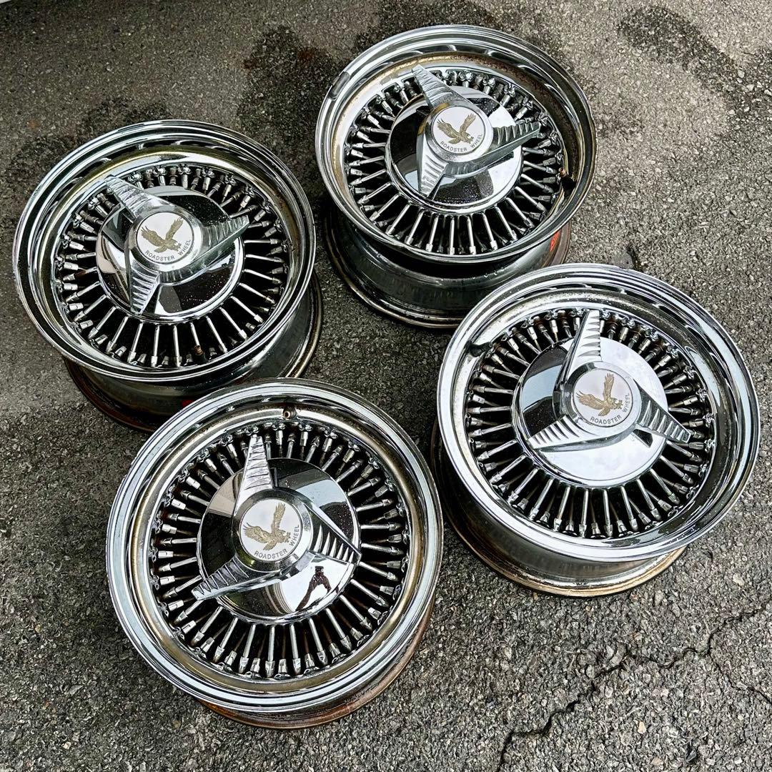 ロードスター ワイヤー 13×7J 100/114.3マルチ4本 ローライダー