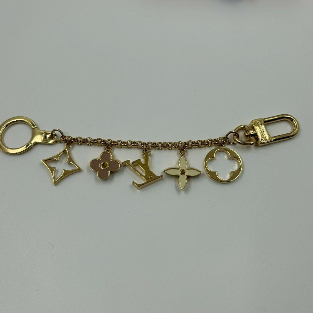 Louis Vuitton ゴールド バッグチャーム キーホルダー