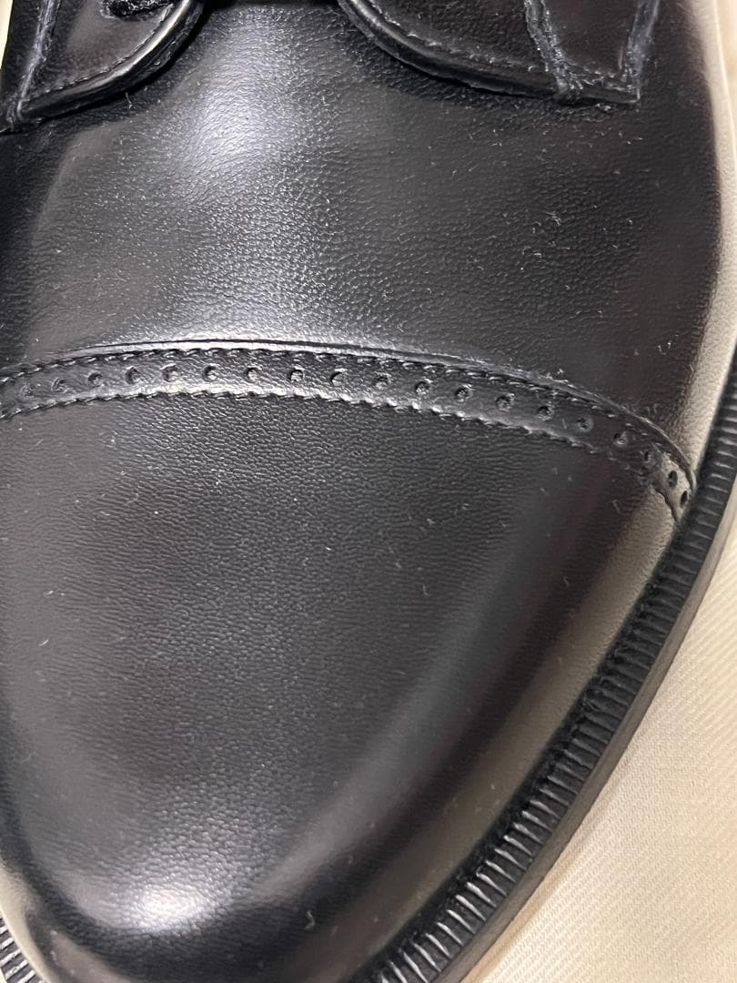 未使用バリー BALLY ストレートチップ　黒　7.5EEE