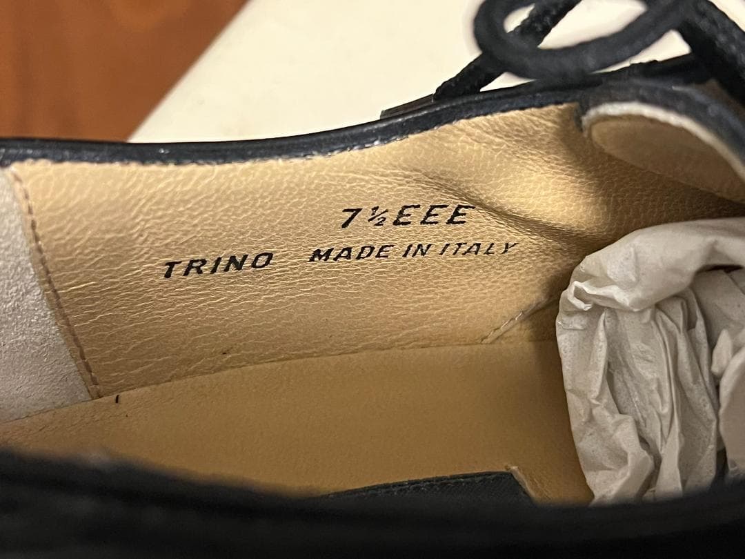 未使用バリー BALLY ストレートチップ　黒　7.5EEE