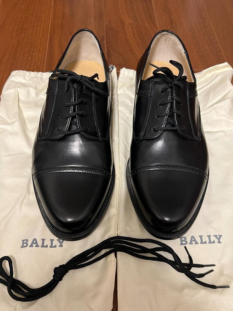 未使用バリー BALLY ストレートチップ　黒　7.5EEE