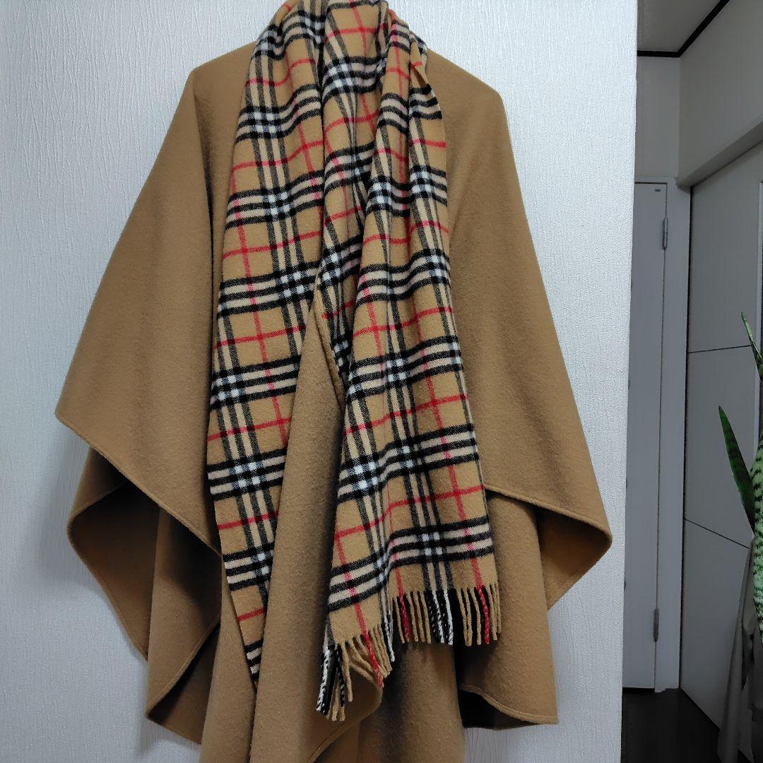 バーバリーポンチョコート