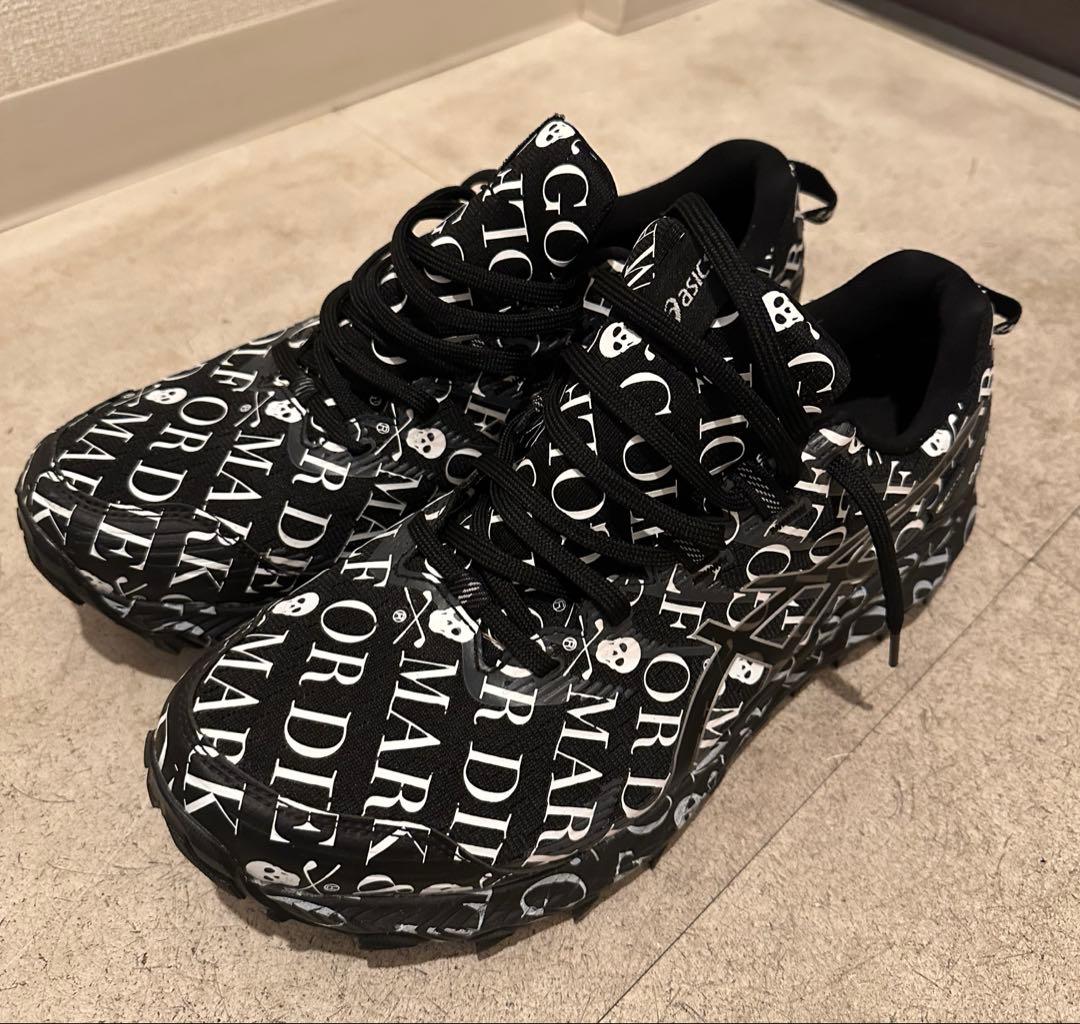 マークアンドロナ×asics ゲルフレイムGTX黒　【美品】