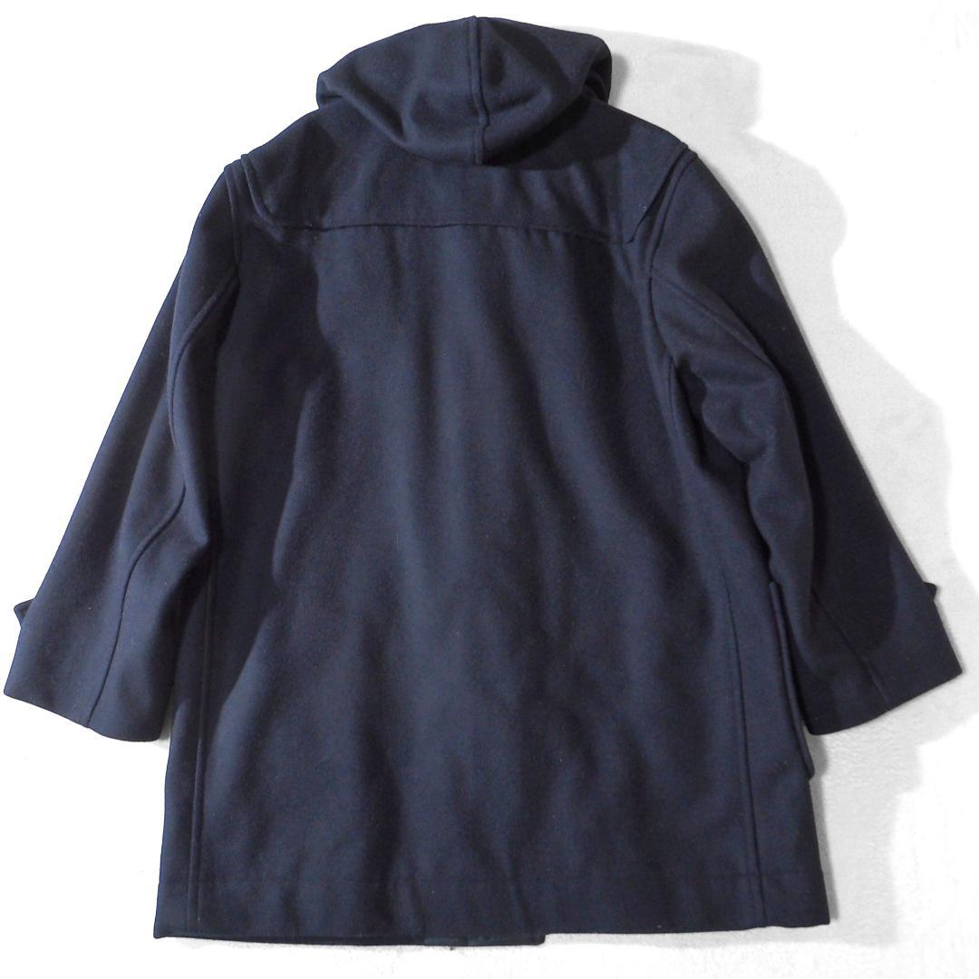 美品 ミツコシ MITSUKOSHI ダッフルコート 三越 ウール ネイビー3L