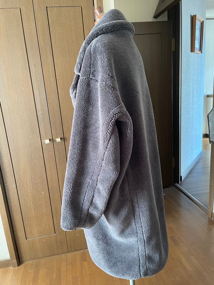 ダークグレー ロングコート AIJAN