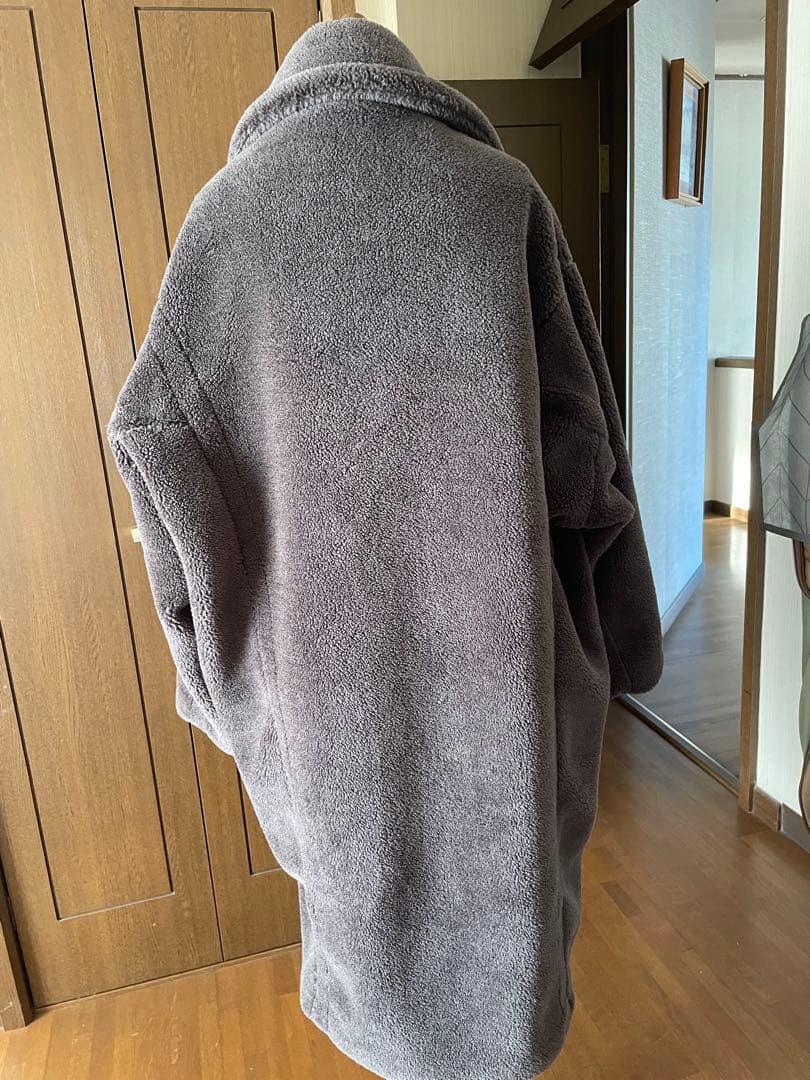 ダークグレー ロングコート AIJAN